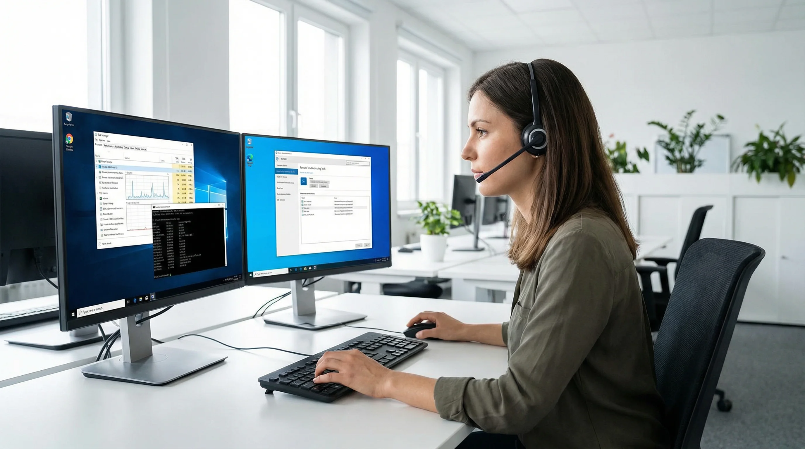 IT technician providing remote IT support for a Gold Coast business